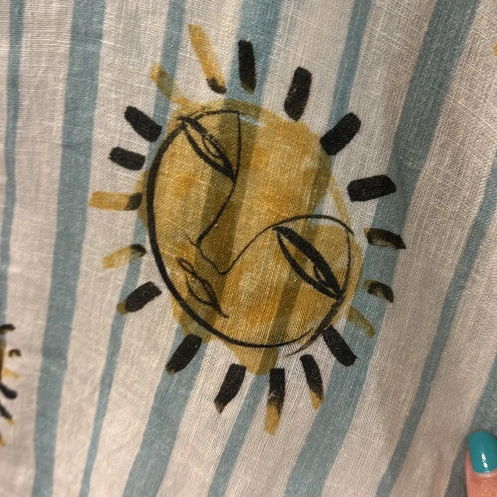 NWT Anthropologie LouLou Avenue Button-down Top, size XL - Picture 14 of 14